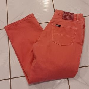 2/$80 Salmon Coloured Jeans - Size 8